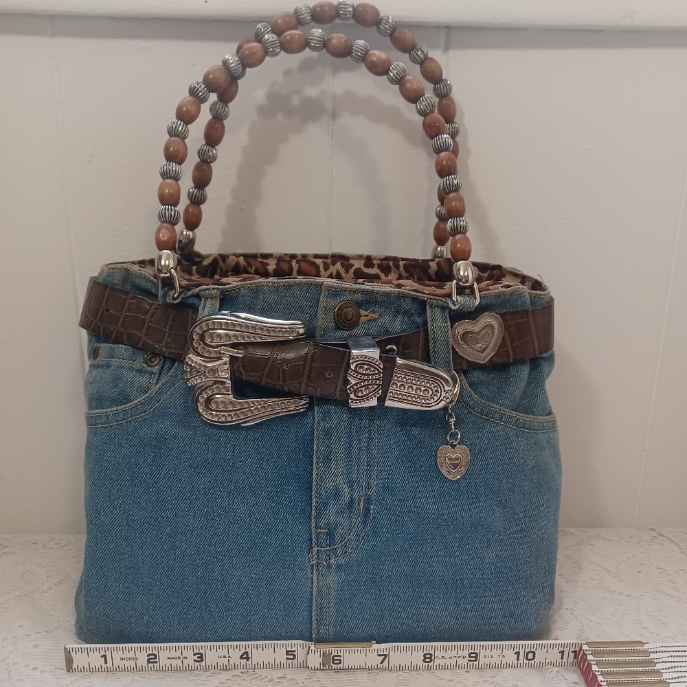 Demin Jeans Purse - Picture 2 of 8